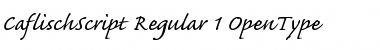 Caflisch Script Font