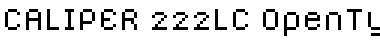 CALIPER 222LC Font