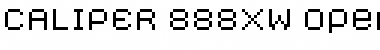 CALIPER 888XW Font CALIPER 888XW Font