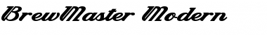BrewMaster Modern Font