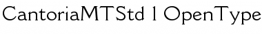 Download Cantoria MT Std Font