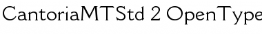 Download Cantoria MT Std Font