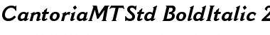 Cantoria MT Std Font