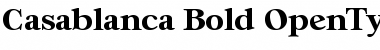 Download Casablanca-Bold Font