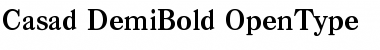 Casad-DemiBold Font