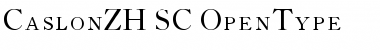 CaslonZH-SC Font