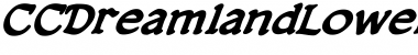 CCDreamlandLower Regular Font