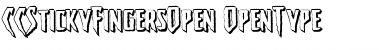 CCStickyFingersOpen Font