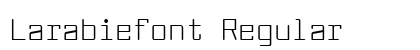 Larabiefont Regular preview