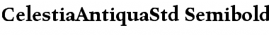 Celestia Antiqua Std Font