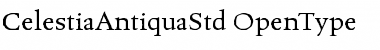 Celestia Antiqua Std Font