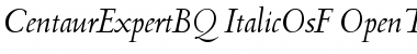 Centaur Expert BQ Regular Font