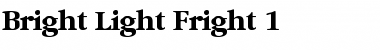 Download Bright Light Fright 1 Font