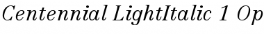 Linotype Centennial Font