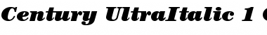 ITC Century Ultra Italic Font