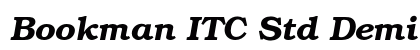 Bookman ITC Std Demi Italic Preview