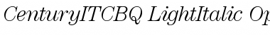 Century ITC BQ Font