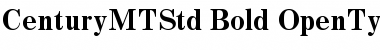 Century Std MT Bold Font