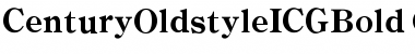 Century OldstyleICGBold Font