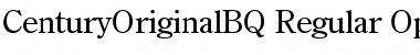 Century Original BQ Regular Font