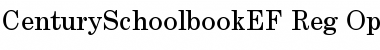 CenturySchoolbookEF Reg Font