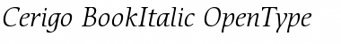 ITC Cerigo Font