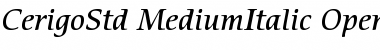 ITC Cerigo Std Font