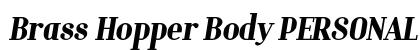 Brass Hopper Body PERSONAL Black Italic preview