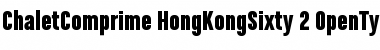 ChaletComprime HongKongSixty Font