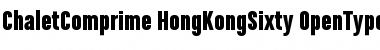 ChaletComprime-HongKongSixty Font