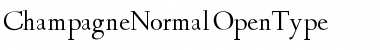 ChampagneNormal Font