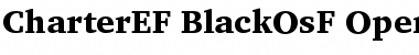 CharterEF BlackOsF Font CharterEF BlackOsF Font
