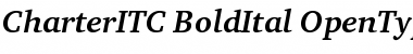 Charter ITC Bold Italic Font