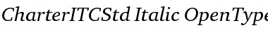 Charter ITC Std Font