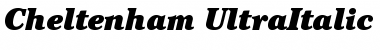 ITC Cheltenham Ultra Italic Font