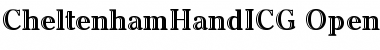 Download CheltenhamHandICG Font