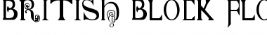 British Block Flourish, 10th c. Regular Font