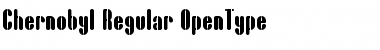 Chernobyl Regular Font Chernobyl Regular Font