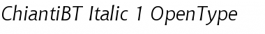 Bitstream Chianti Italic Font Bitstream Chianti Italic Font
