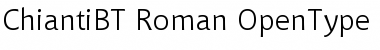 Bitstream Chianti Font
