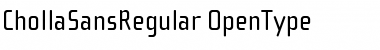ChollaSans Regular Font