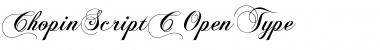 ChopinScriptC Font