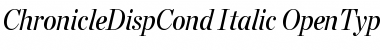 Chronicle Disp Cond Font