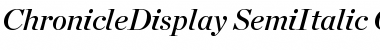 Chronicle Display Semibold Italic Font