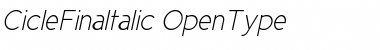 Cicle Fina Italic Font Cicle Fina Italic Font