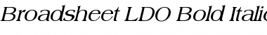Broadsheet Font