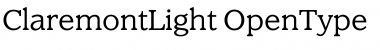 Download ClaremontLight Font