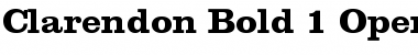 Clarendon-Bold Regular Font