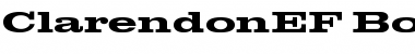 ClarendonEF BoldExpanded Font