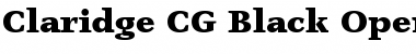 Claridge CG Black Font